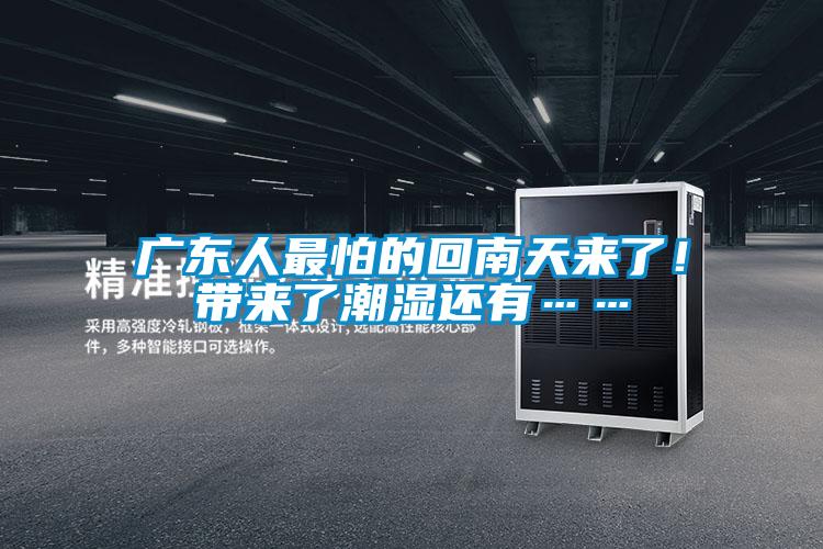 廣東人最怕的回南天來了!帶來了潮濕還有……