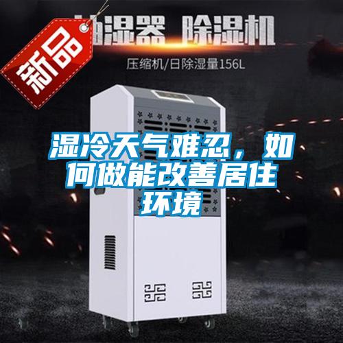 濕冷天氣難忍，如何做能改善居住環境