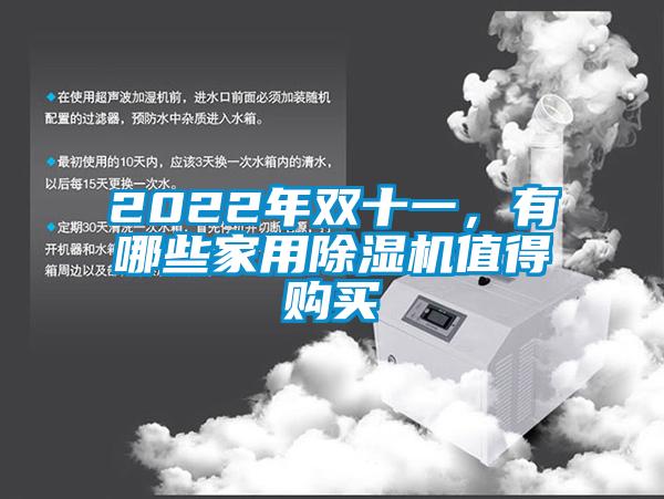 2022年雙十一，有哪些家用除濕機值得購買