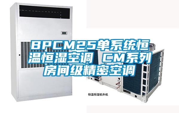 BPCM25單系統(tǒng)恒溫恒濕空調(diào) CM系列房間級(jí)精密空調(diào)