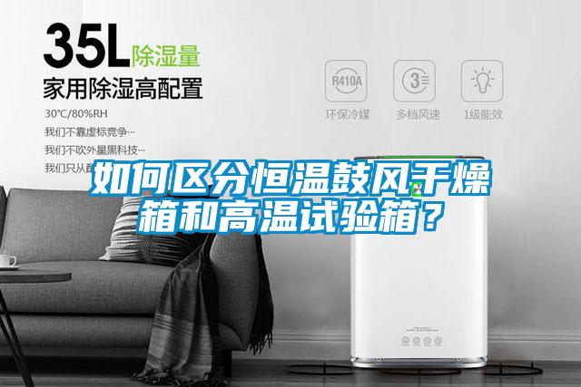 如何區(qū)分恒溫鼓風干燥箱和高溫試驗箱?