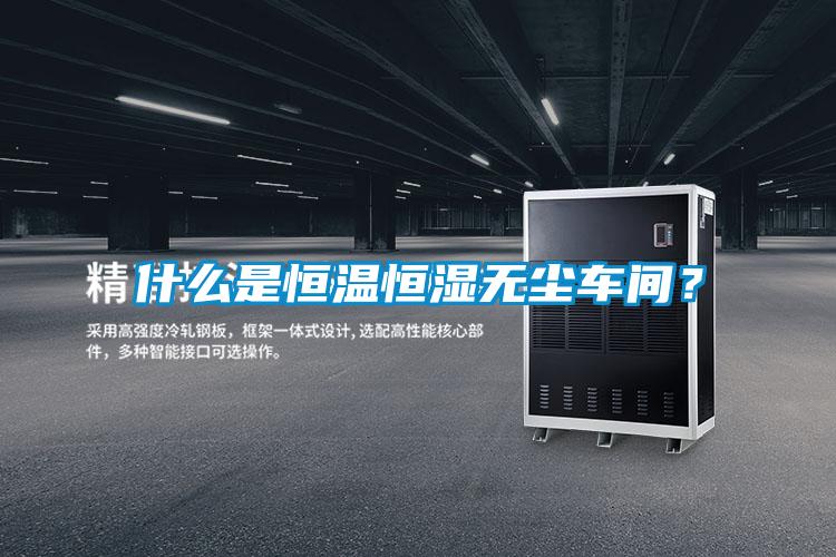 什么是恒溫恒濕無塵車間？