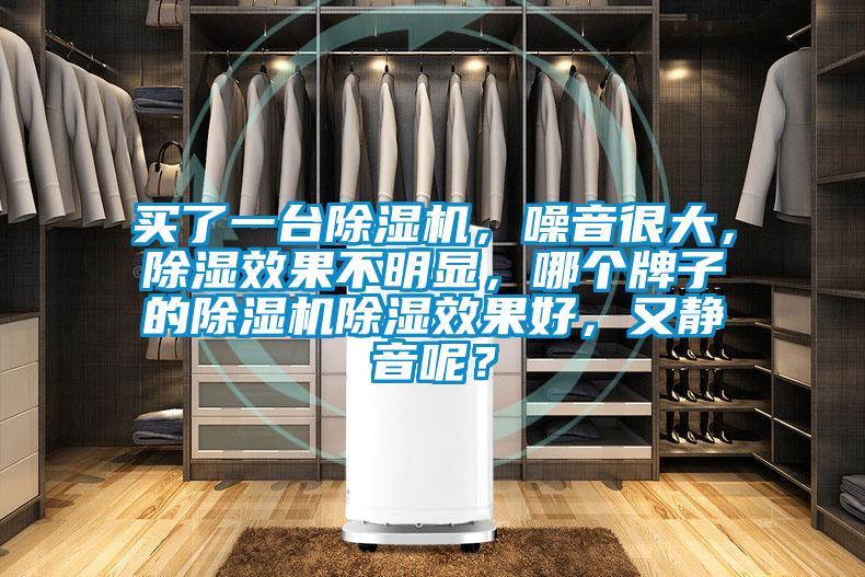 買了一臺除濕機(jī)，噪音很大，除濕效果不明顯，哪個牌子的除濕機(jī)除濕效果好，又靜音呢？