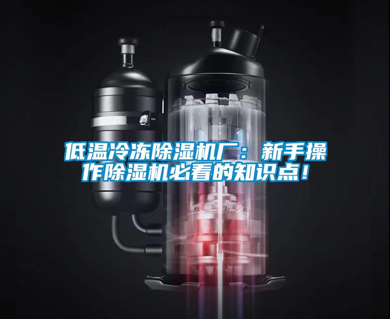低溫冷凍除濕機廠：新手操作除濕機必看的知識點！