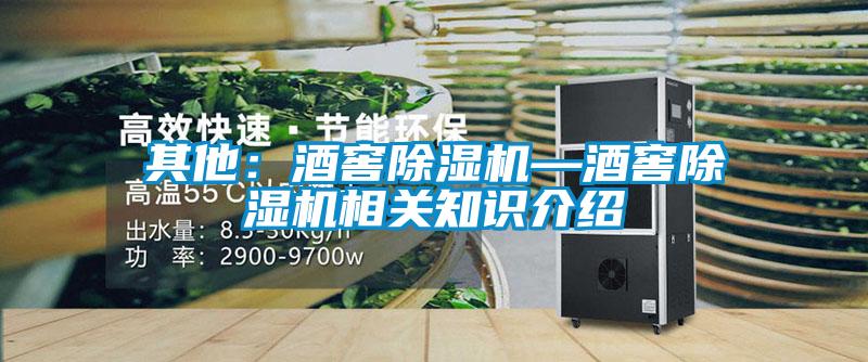 其他:酒窖除濕機—酒窖除濕機相關知識介紹