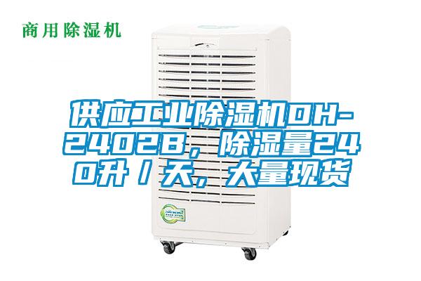 供應工業除濕機DH-2402B，除濕量240升／天，大量現貨