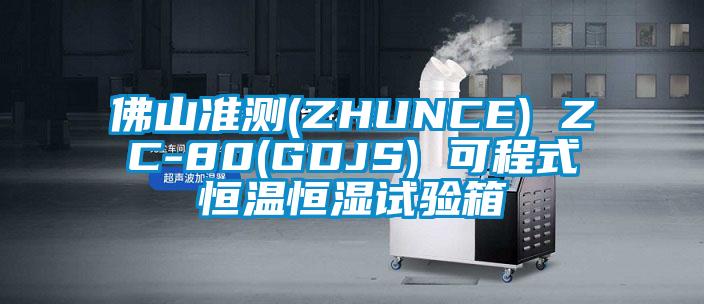 佛山準測(ZHUNCE) ZC-80(GDJS) 可程式恒溫恒濕試驗箱