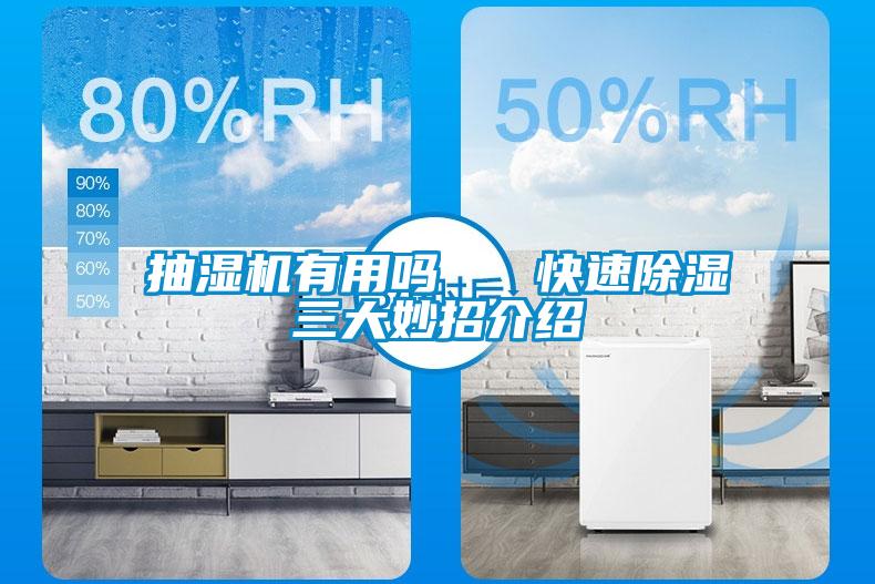 抽濕機有用嗎 快速除濕三大妙招介紹