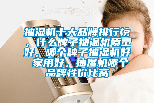 抽濕機十大品牌排行榜，什么牌子抽濕機質量好，哪個牌子抽濕機好 家用好，抽濕機哪個品牌性價比高