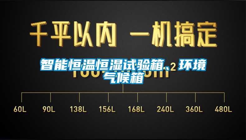 智能恒溫恒濕試驗箱、環境氣候箱
